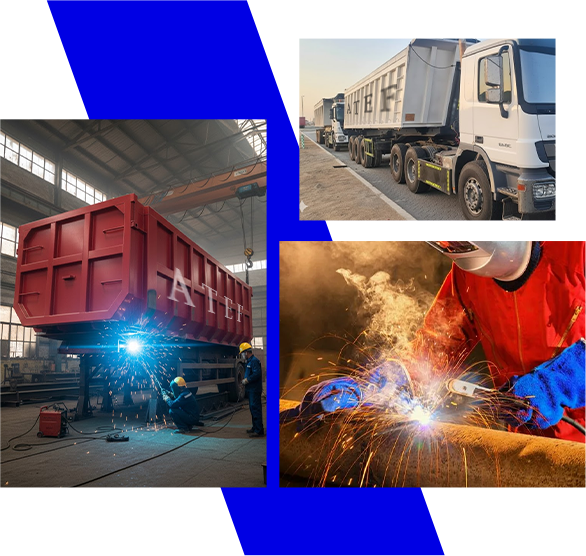 Professional welding services for trailers and boxes in UAE