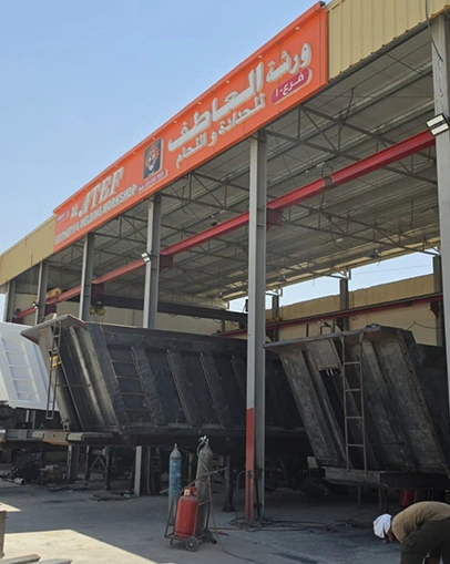 Local trailers manufacturing and fabrication welding workshop
